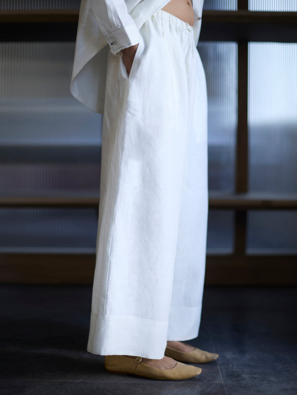 Anaya Linen Co-ord Set - Ivory