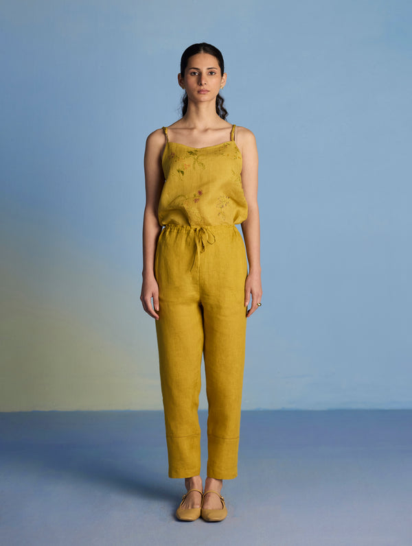 Kuya Timeless Linen Pant - Ochre