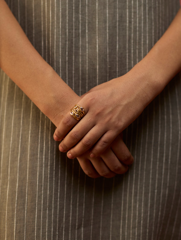 Luna Bloom Ring - Rose
