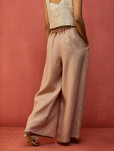 Hoshi Linen Co-ord Set - Dusty Rose