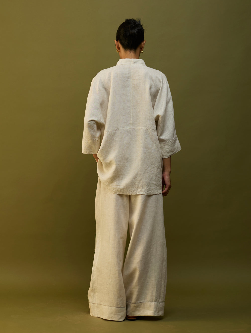 Yoko Forever Linen Co-ord Set - Off White