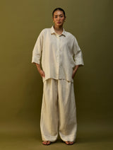 Yoko Forever Linen Co-ord Set - Off White