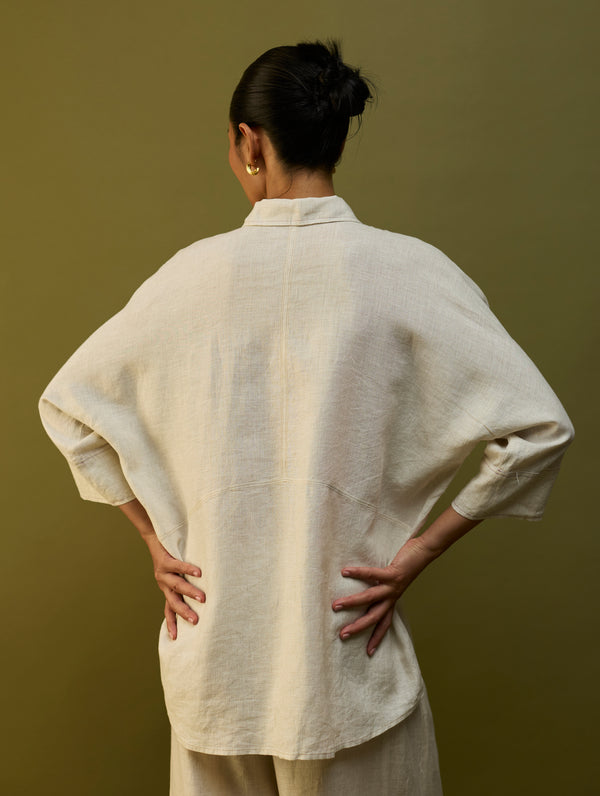 Yoko Forever Linen Co-ord Set - Off White