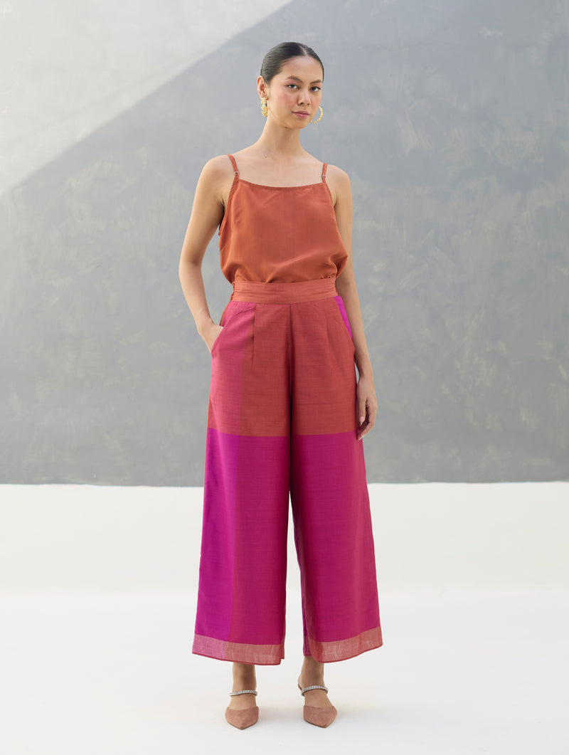 Eva Eri Silk Culottes - Rose