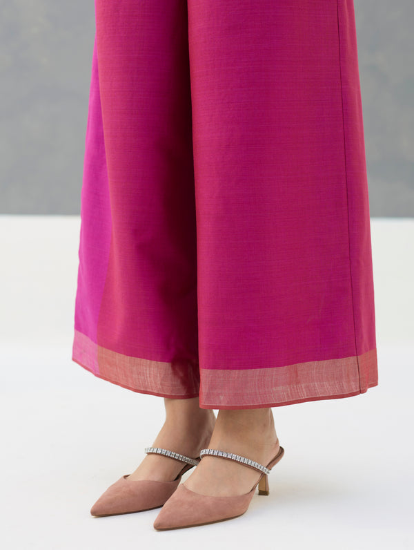 Sara Eri Silk Co-ord Set  - Rose