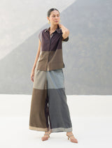 Eva Eri Silk Culottes - Taupe Grey