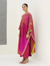 Darri Hand-Embroidered Overlay - Rose