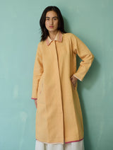 Kara Long Linen Overlay - Apricot