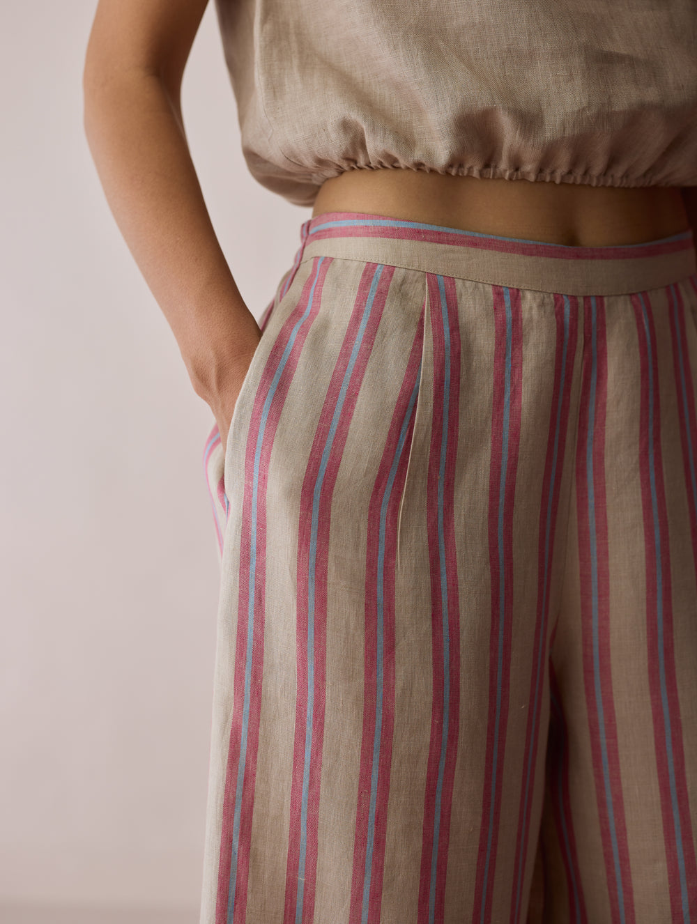 Rimi Linen Co-ord Set - Natural