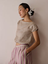 Rimi Linen Co-ord Set - Natural