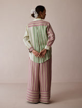 Leena Patchwork Linen Co-ord Set