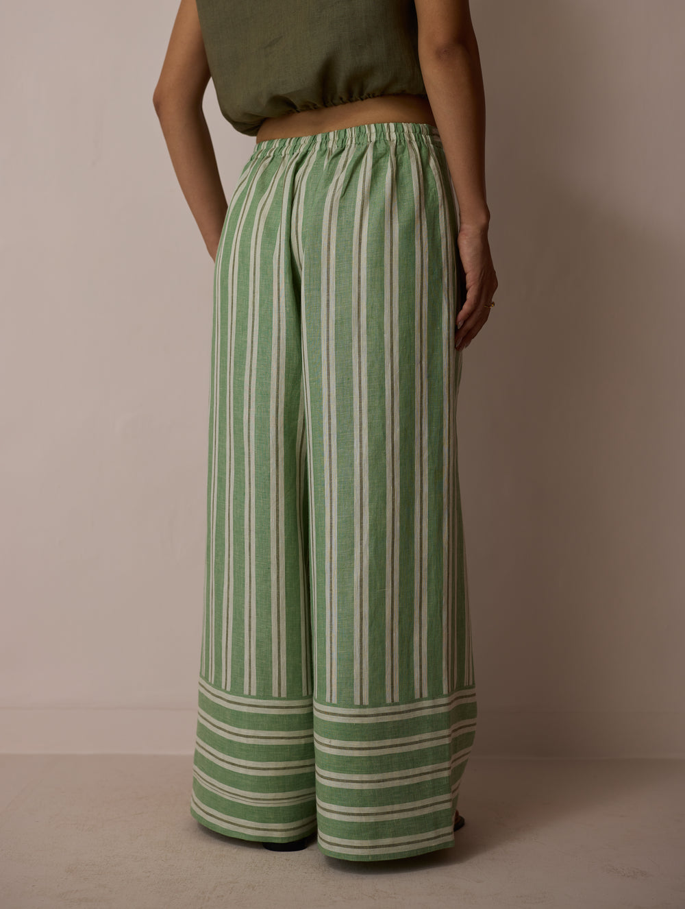Rimi Linen Co-ord Set - Olive