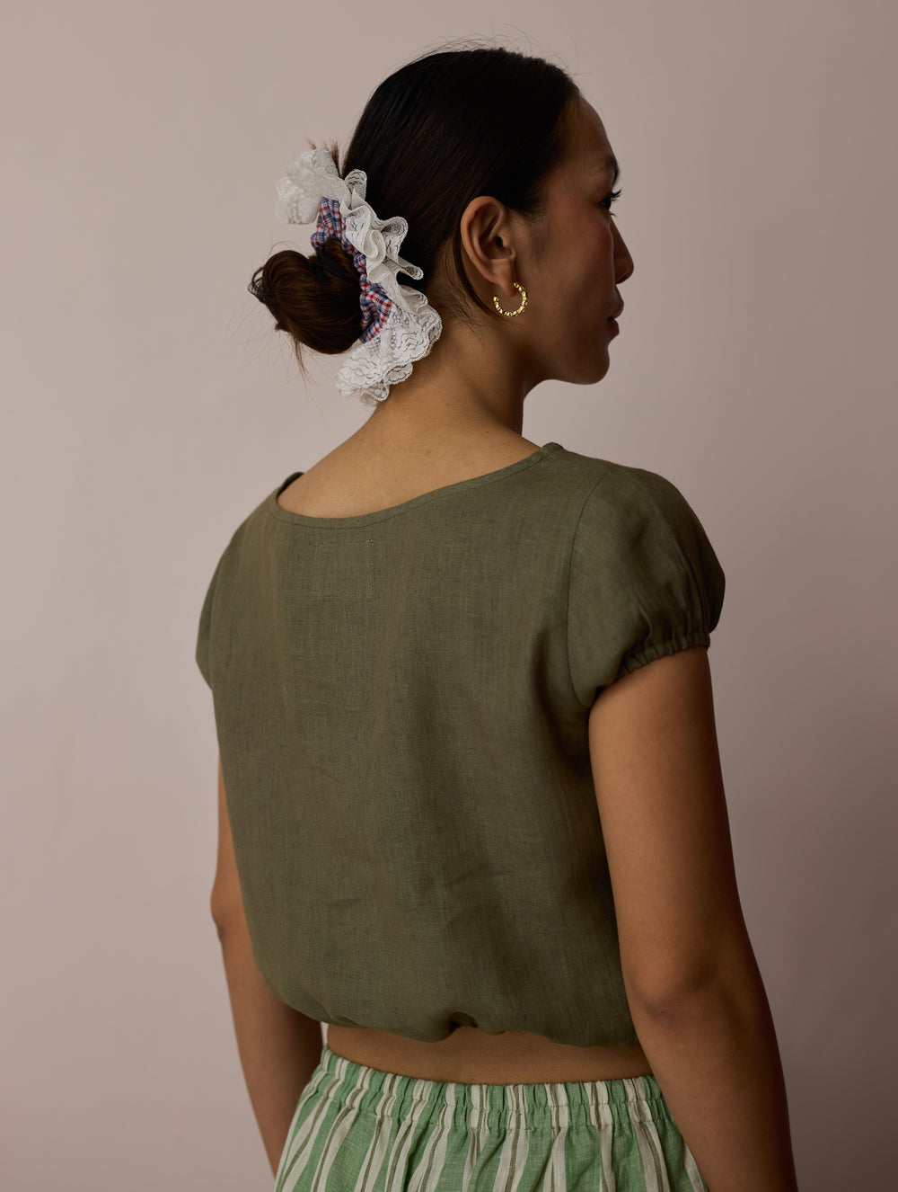Rimi Linen Co-ord Set - Olive