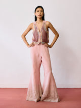 Kaya Hand-Embroidered Co-ord - Pink