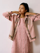 Dana Pintuck & Pleat Sleeveless Co-ord - Pink