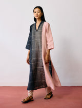 Zanera Patchwork Pintuck Kurta