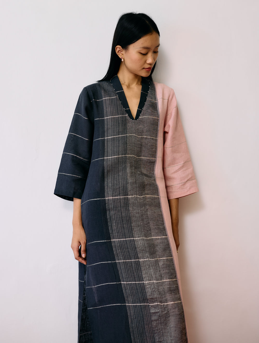 Zanera Patchwork Pintuck Kurta Set