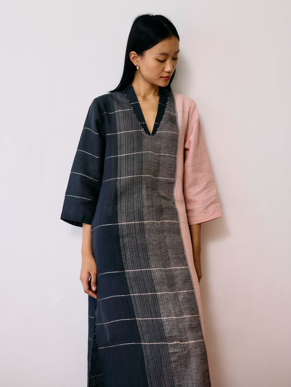 Zanera Patchwork Pintuck Kurta Set