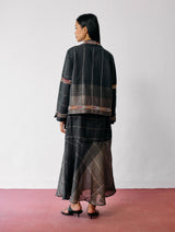 Dana Pintuck & Pleat Sleeveless Co-ord - Charcoal