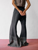 Kaya Hand-Embroidered Co-ord - Charcoal