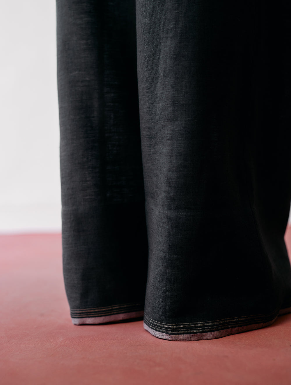 Rin Linen Pants - Charcoal