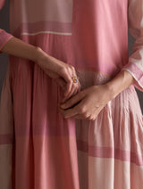 Nesa Pleated Dress - Blush