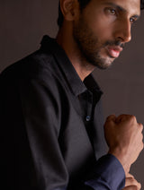 Kio Ombre Shirt - Midnight