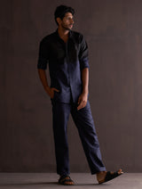 Akio Live-in Pants - Navy