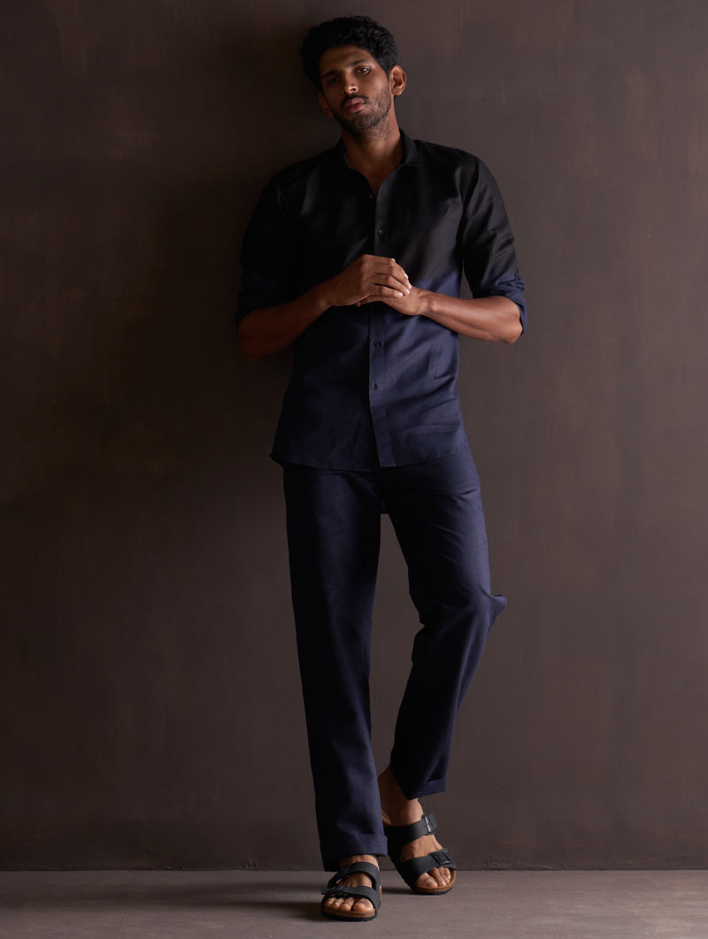 Akio Live-in Pants - Navy