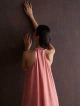 Saki Sleeveless Dress - Coral