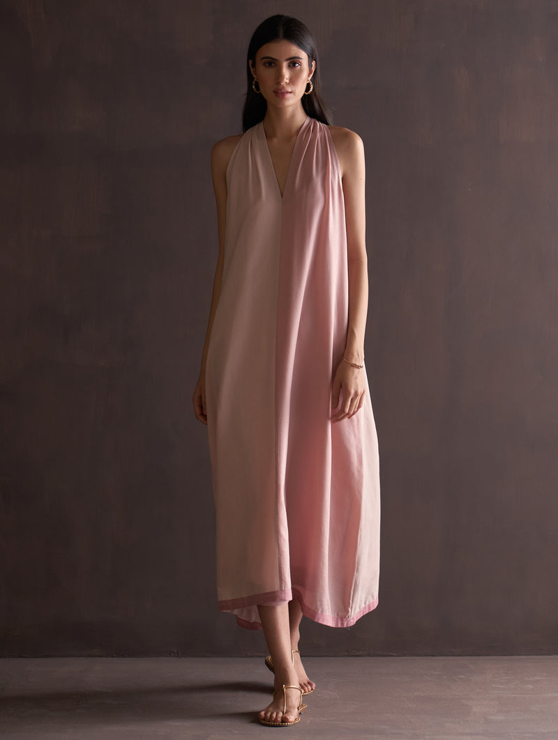 Saki Sleeveless Dress - Blush