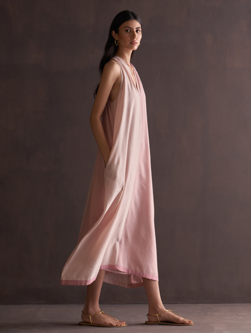 Saki Sleeveless Dress - Blush