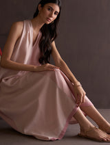 Saki Sleeveless Dress - Blush