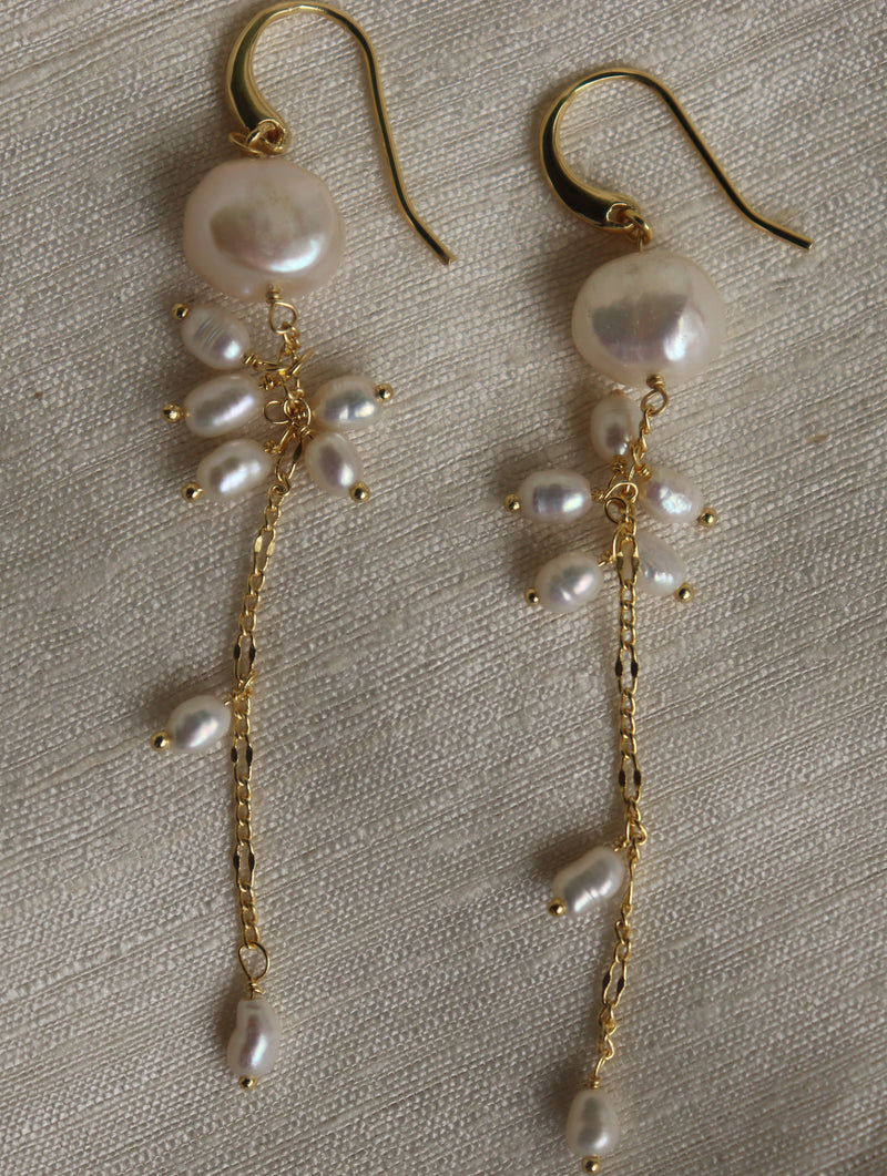 Kaya Pearl Danglers