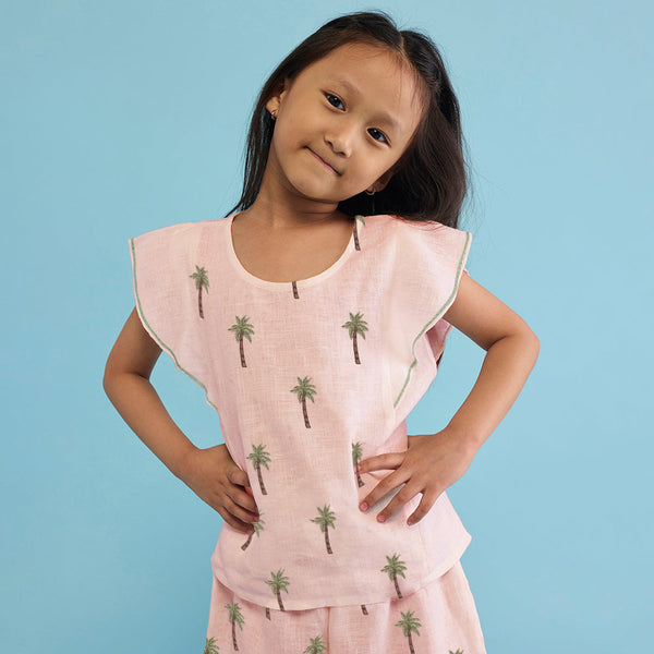 Lyle Linen Co-Ord Set - Blush