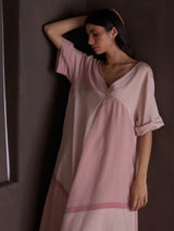 Kira Flowing Dress - Blush