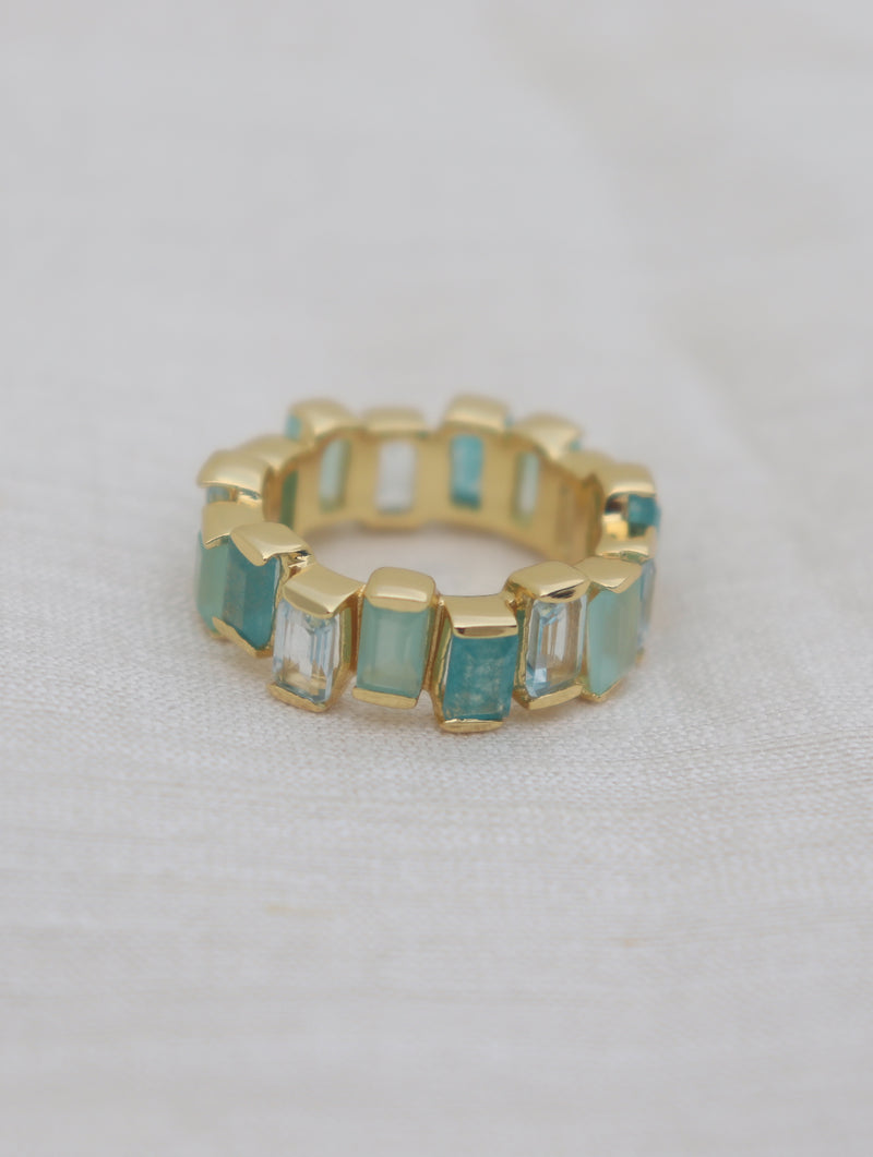 Manan Rind Suki Ring - Aqua – Manan