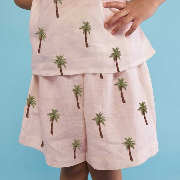 Lyle Linen Co-Ord Set - Blush