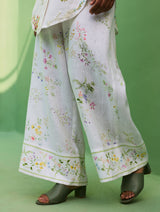 Alila Hand-Embroidered Co-ord Set -  White