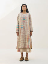 Thena Reversible Merino Wool Co-ord Set - Beige