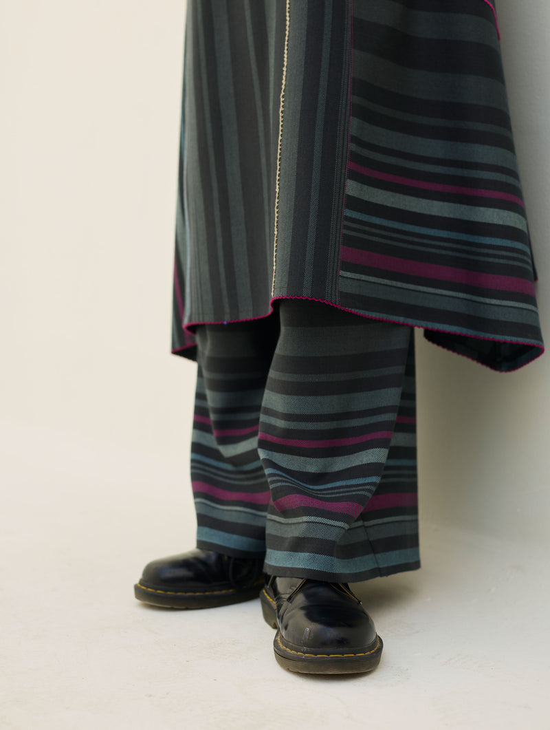 Daphne Merino Wool Kurta Sets - Charcoal