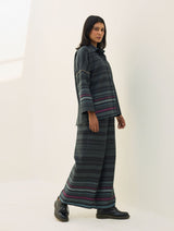 Ellen Dolman Sleeve  Co-ord Set - Charcoal