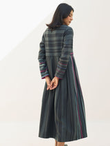 Thena Reversible Merino Wool Co-ord Set - Charcoal