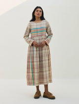 Thena Reversible Merino Wool Co-ord Set - Beige