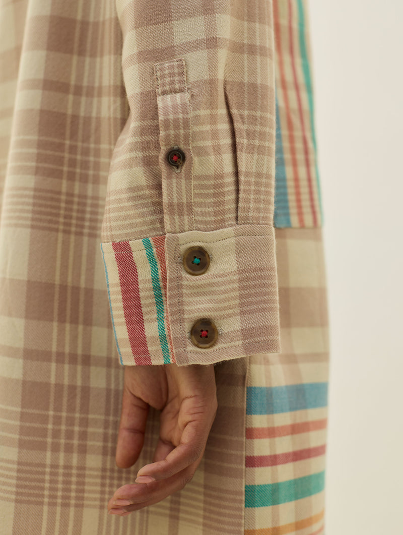 Eden Patch Pocket Dress - Beige