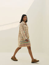 Eden Patch Pocket Dress - Beige