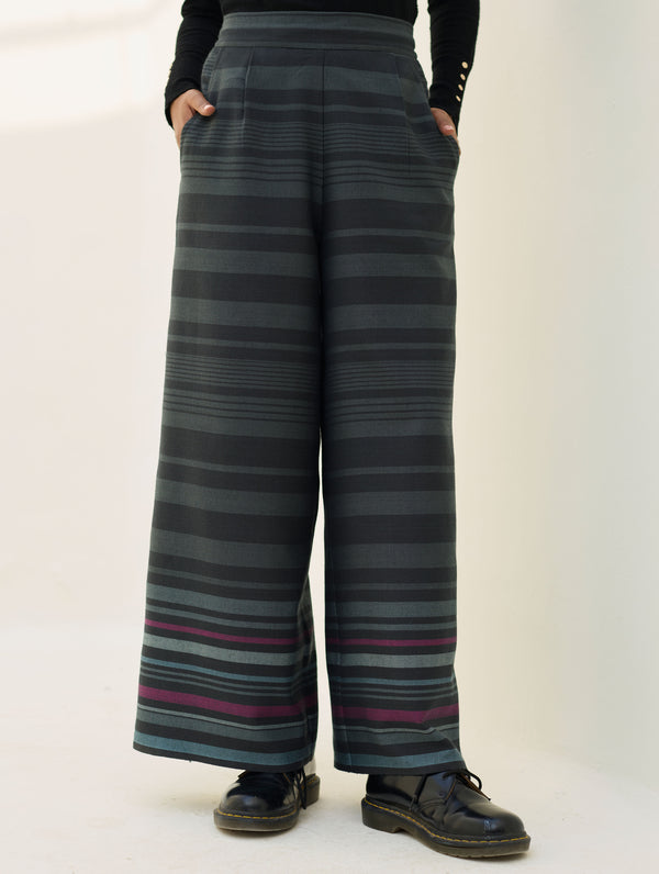 Noelle Merino Wool Co-ord Set - Charcoal