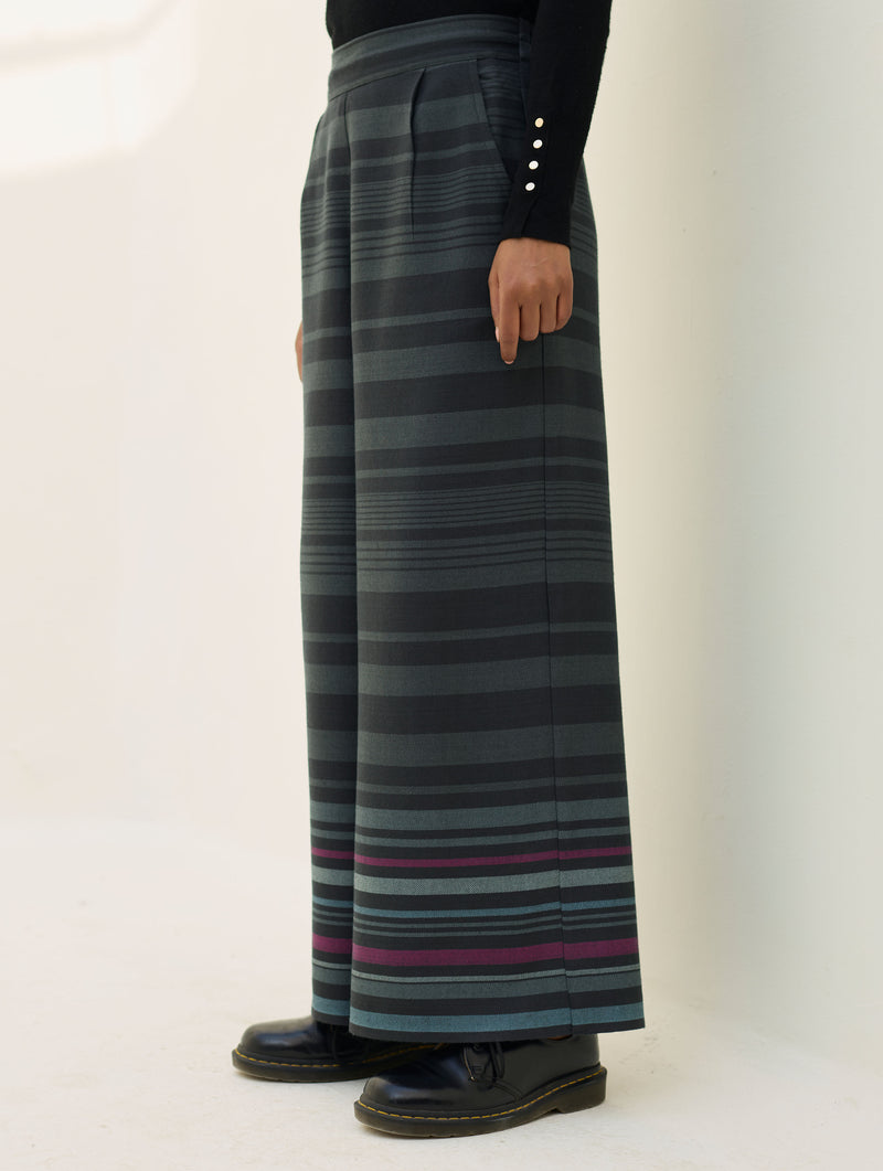 Ellen Dolman Sleeve  Co-ord Set - Charcoal