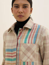 Noelle Merino Wool Shacket - Beige