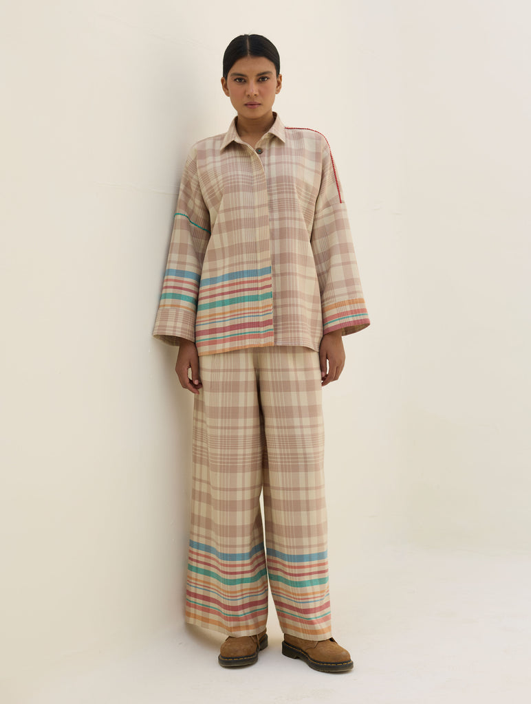 Ellen Dolman Sleeve Co-ord Set - Beige